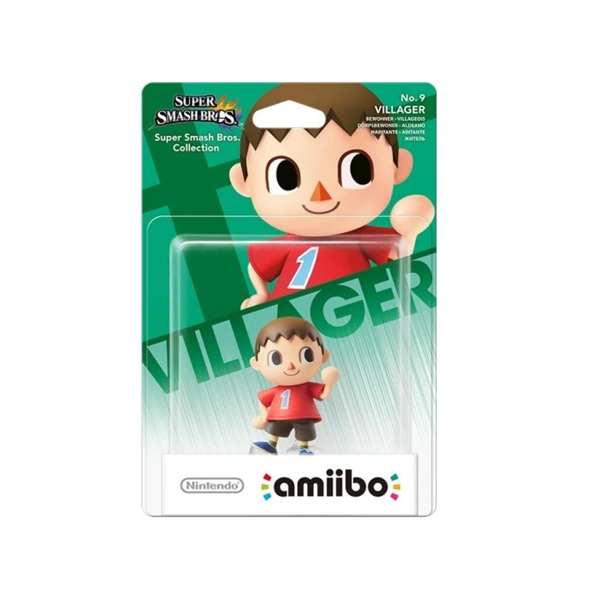 NINTENDO - Figura Amiibo AldeanoVillager - Colección Super Smash Bros - Sniper