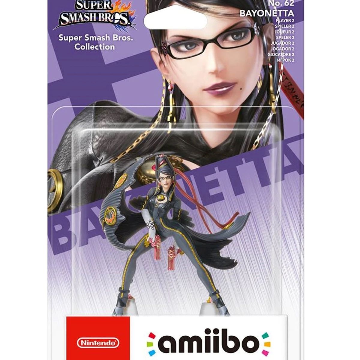 NINTENDO - Figura Amiibo Bayonetta P2 - Colección Super Smash Bros - Sniper