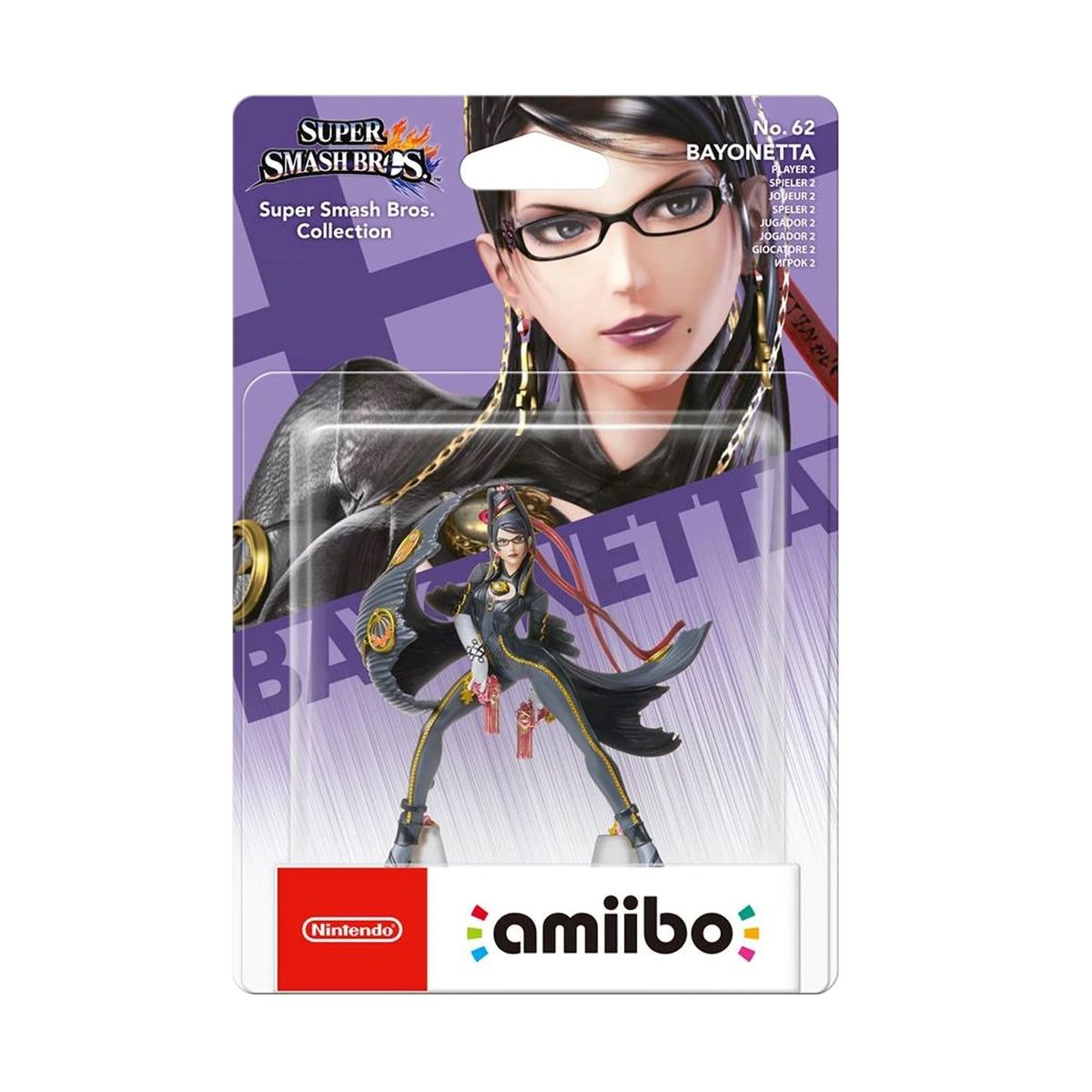 NINTENDO - Figura Amiibo Bayonetta P2 - Colección Super Smash Bros - Sniper