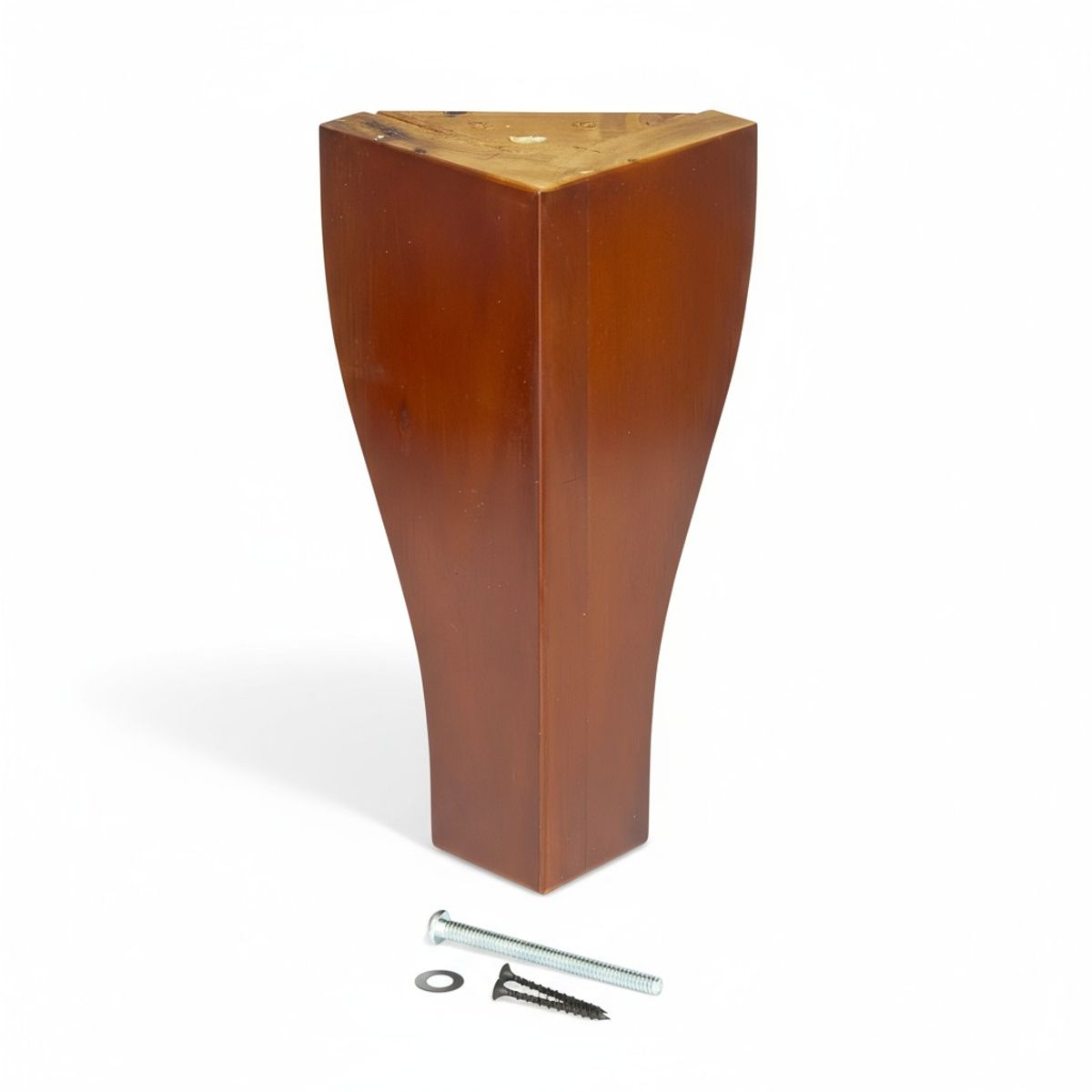 BLOCCARE - Kit de 4 patas europea color caoba natural