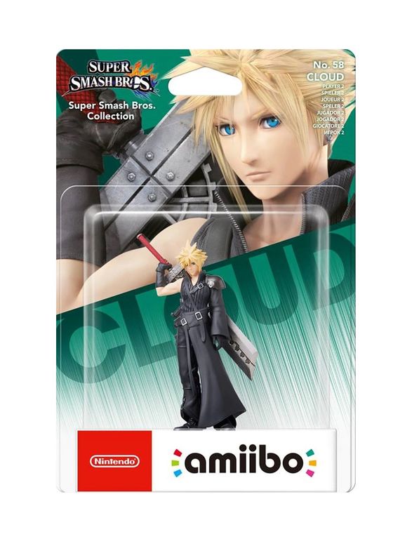 NINTENDO Figura Amiibo Cloud P2 - Colección Super Smash Bros - Sniper