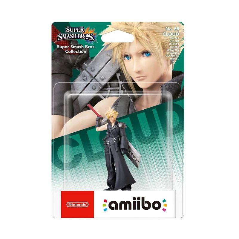 NINTENDO - Figura Amiibo Cloud P2 - Colección Super Smash Bros - Sniper