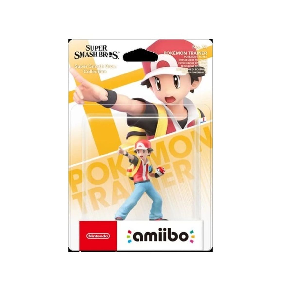 NINTENDO - Figura Amiibo Entrenador Pokemon - Colección Super Smash Bros - Sniper