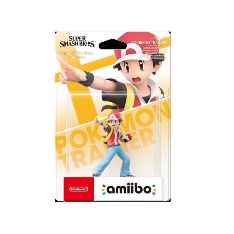 NINTENDO - Figura Amiibo Entrenador Pokemon - Colección Super Smash Bros - Sniper