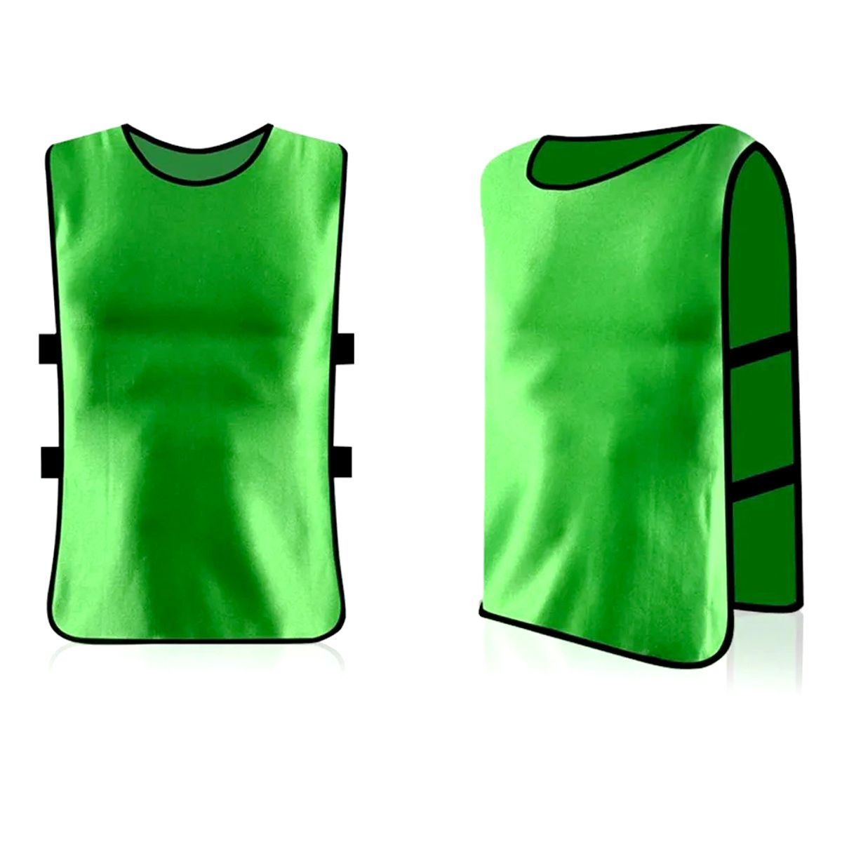 SDFIT - Petos Deportivos Color Verde Pack de 12