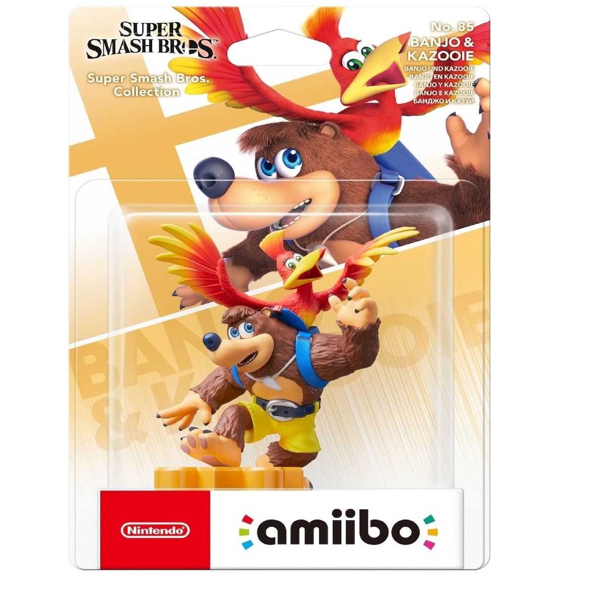 NINTENDO - Figura Amiibo Banjo-Kazooie - Colección Super Smash Bros - Sniper