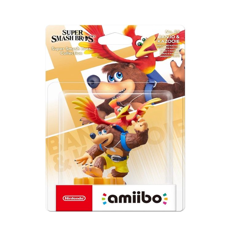 NINTENDO - Figura Amiibo Banjo-Kazooie - Colección Super Smash Bros - Sniper