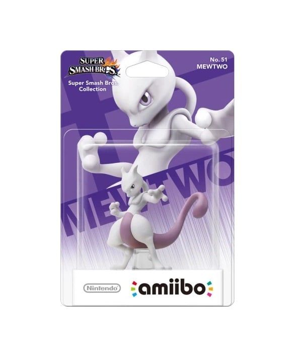 NINTENDO Figura Amiibo Mewtwo - Colección Super Smash Bros - Sniper