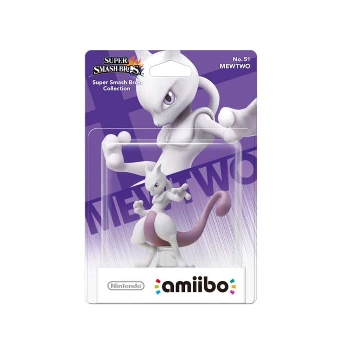 NINTENDO - Figura Amiibo Mewtwo - Colección Super Smash Bros - Sniper