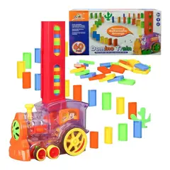 GENERICO - Juego Tren Domino Didactico Luces Sonido Niños 60 Pcs