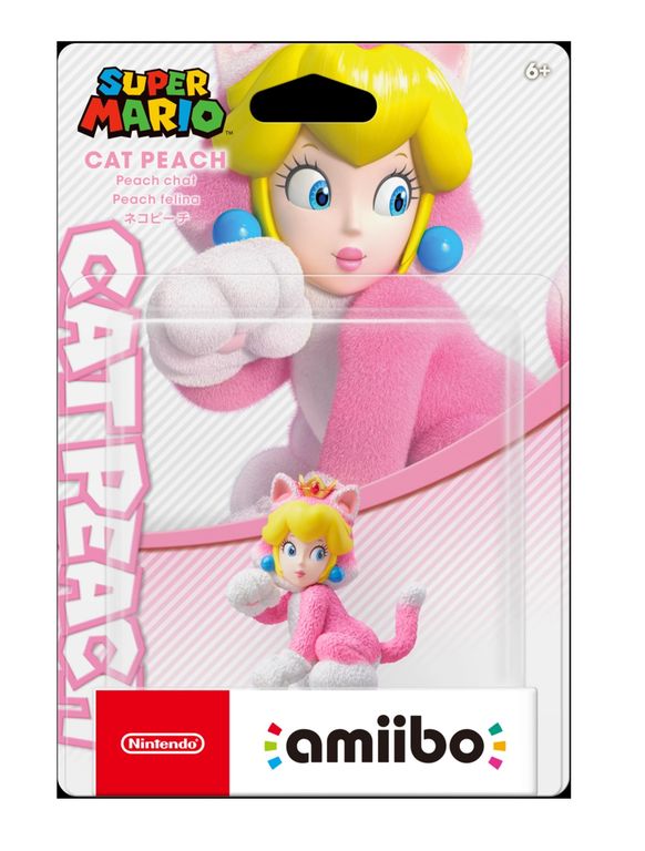 NINTENDO Figura Amiibo Peach Cat - Colección Super Mario - Sniper