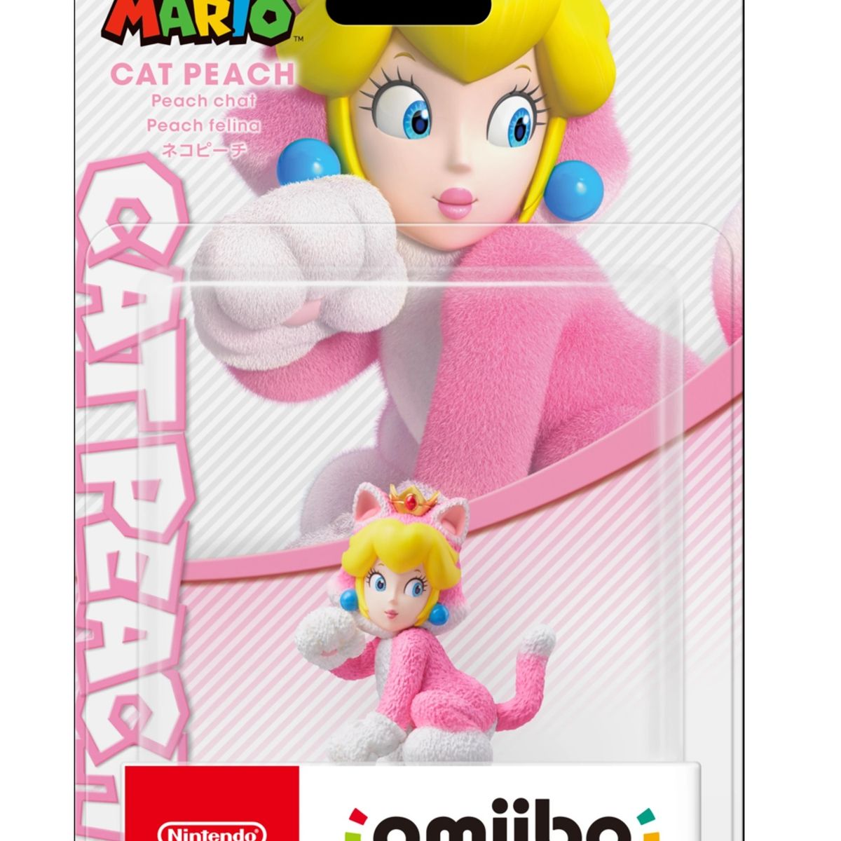 NINTENDO - Figura Amiibo Peach Cat - Colección Super Mario - Sniper