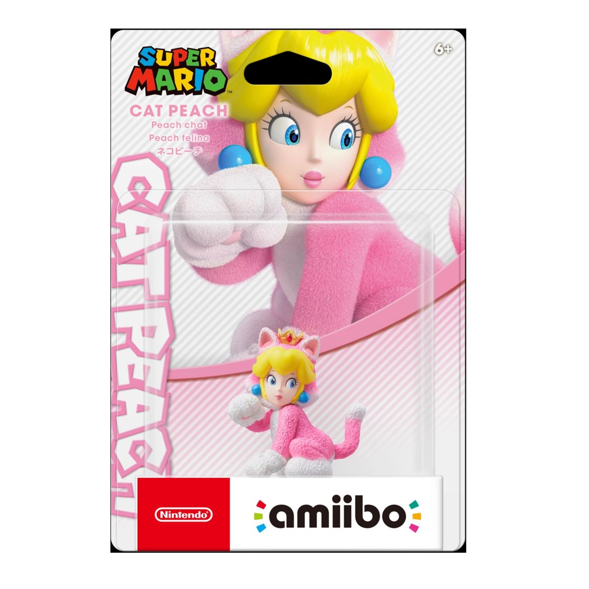 NINTENDO - Figura Amiibo Peach Cat - Colección Super Mario - Sniper