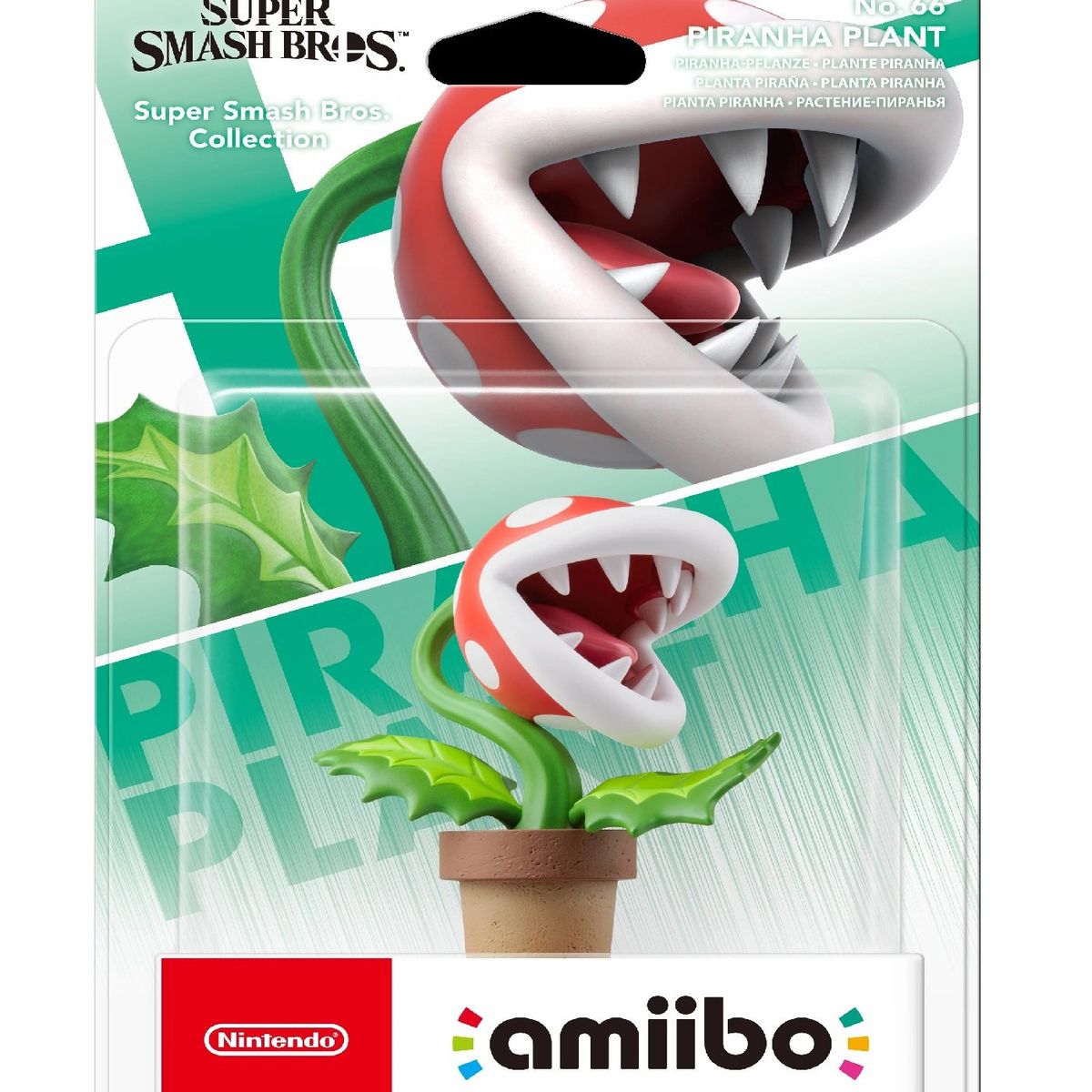 NINTENDO - Figura Amiibo Piranha Plant - Colección Super Smash Bros - Sniper
