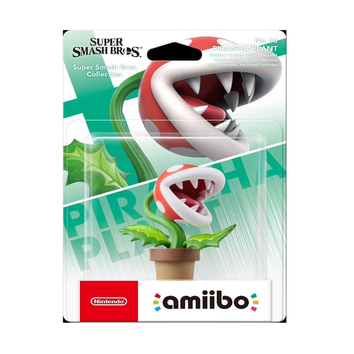 NINTENDO - Figura Amiibo Piranha Plant - Colección Super Smash Bros - Sniper