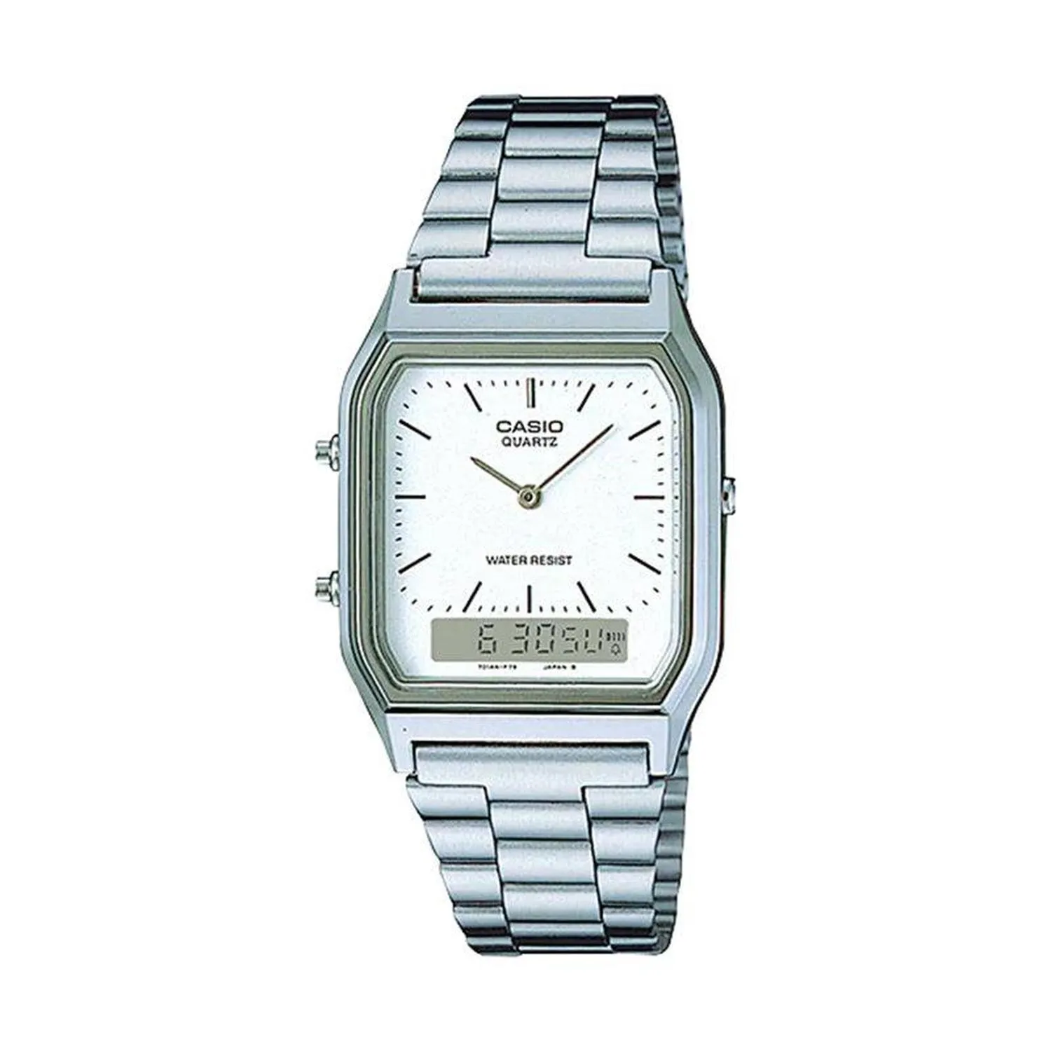 CASIO FILM WATCH ステンレス Casio Film watch FS-03 silver mirror mens quartz watch 2000 Japan
