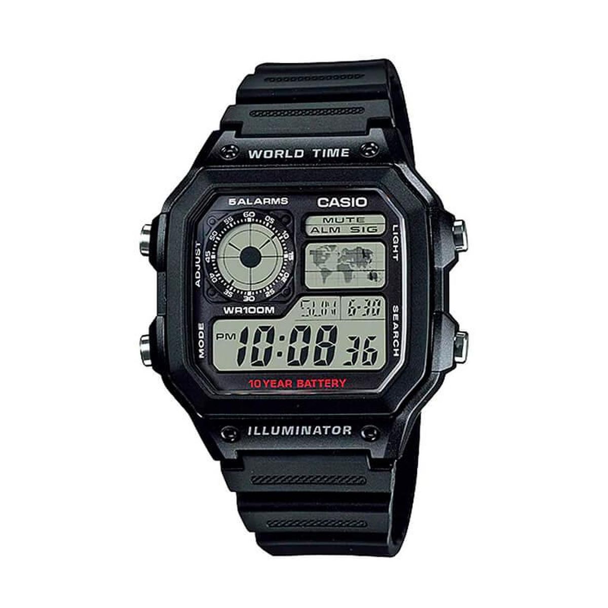 CASIO - Reloj Casio Digital Unisex AE-1200WH-1AV
