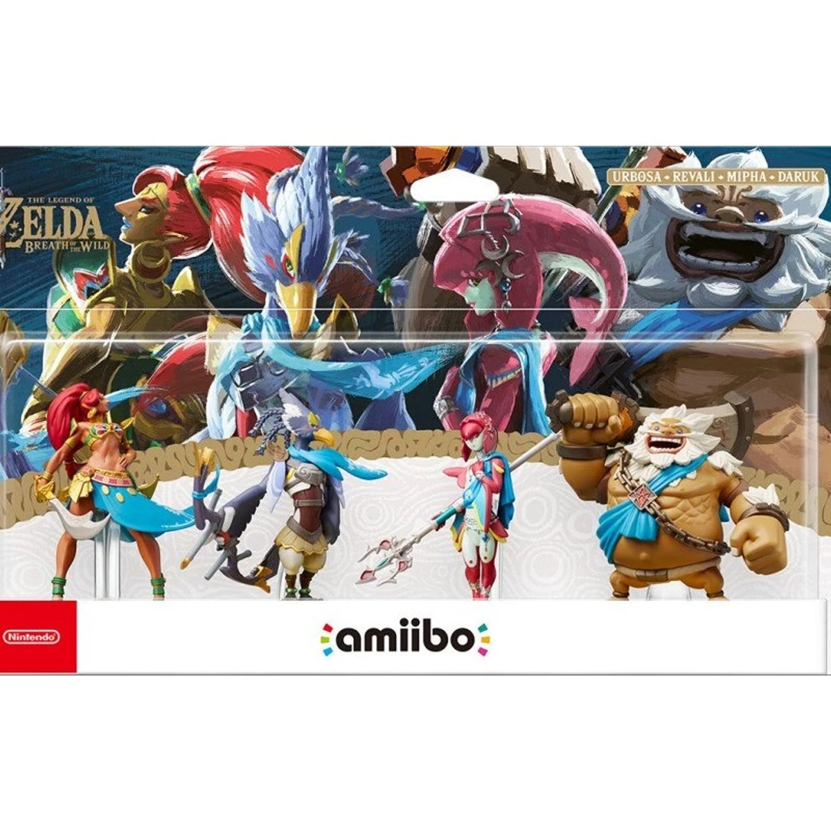 NINTENDO - Figura Amiibo Daruk Mipha Revali Urbossa - Colección TLOZ -  Sniper