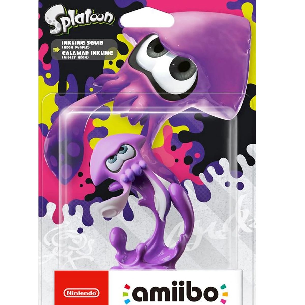 NINTENDO - Figura Amiibo Calamar Inkling Purple - Colección Splatoon - Sniper