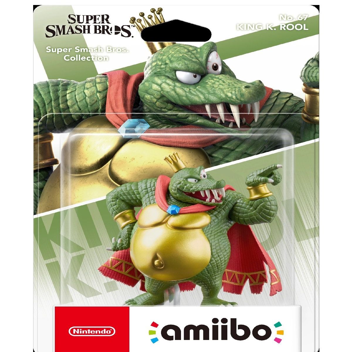 NINTENDO - Figura Amiibo King K Rool - Colección Super Smash Bros - Sniper