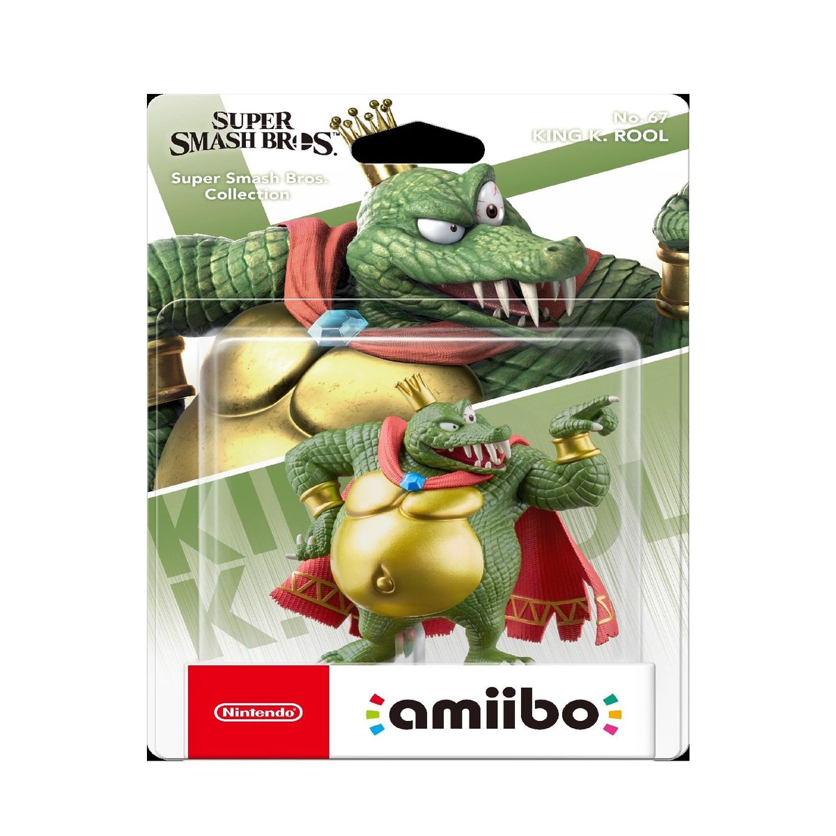 NINTENDO - Figura Amiibo King K Rool - Colección Super Smash Bros - Sniper