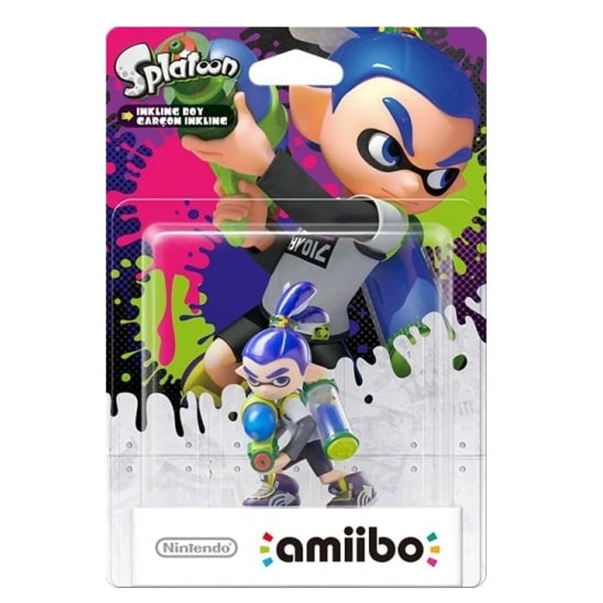 NINTENDO - Figura Amiibo Inkling Boy - Colección Splatoon - Sniper