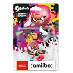 NINTENDO - Figura Amiibo Inkling Girl Neon Pink - Colección Splatoon - Sniper