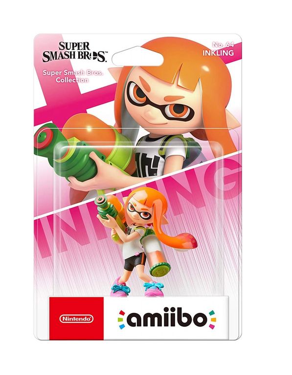 NINTENDO Figura Amiibo Inkling - Colección Super Smash Bros - Sniper