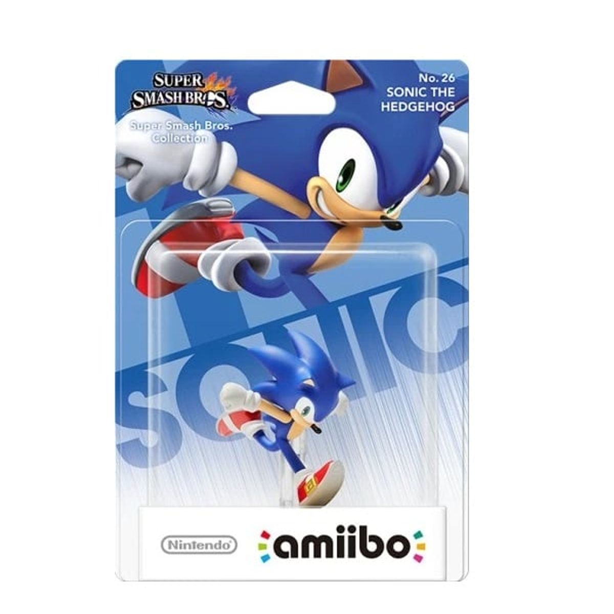 NINTENDO - Figura Amiibo Sonic - Colección Super Smash Bros - Sniper