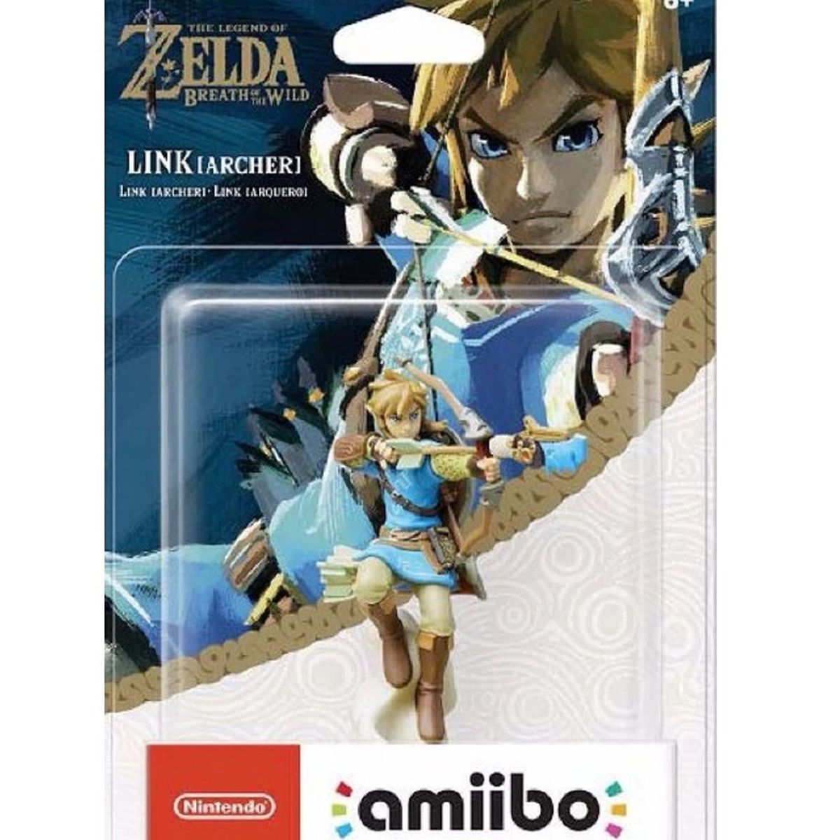 NINTENDO - Figura Amiibo Link Arquero - Colección Zelda BOTW - Sniper