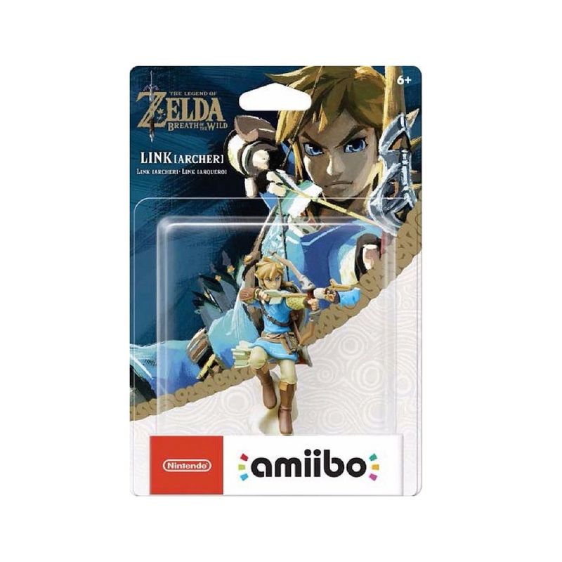 NINTENDO - Figura Amiibo Link Arquero - Colección Zelda BOTW - Sniper