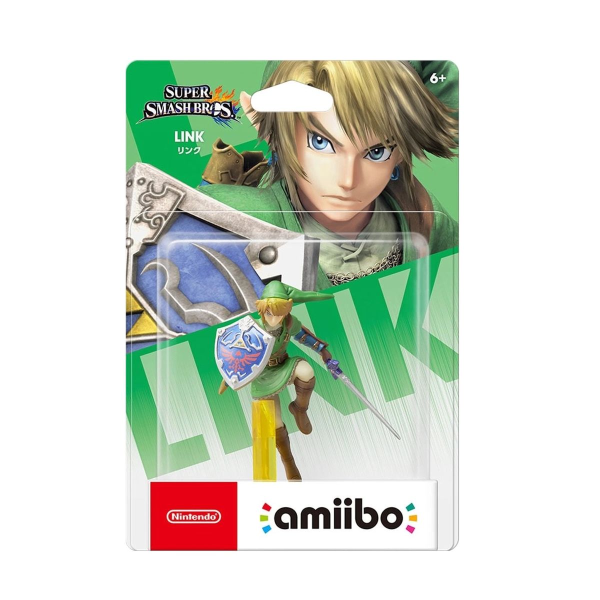 NINTENDO - Figura Amiibo Link JP - Colección Super Smash Bros - Sniper
