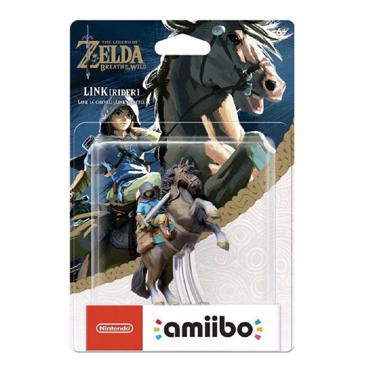 NINTENDO - Figura Amiibo Link Jinete - Colección Zelda BOTW - Sniper