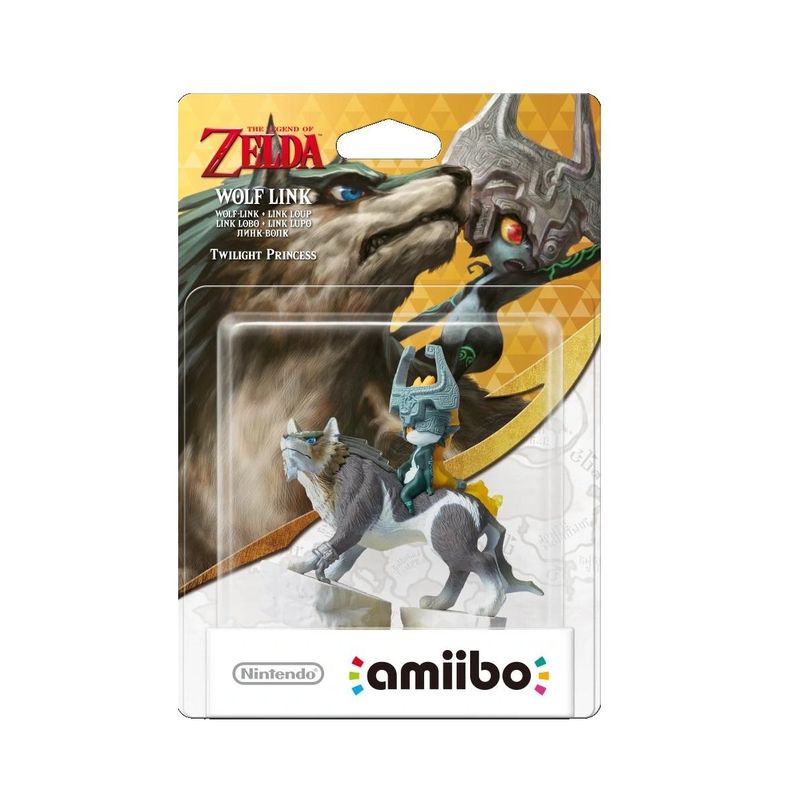 NINTENDO - Figura Amiibo Link Lobo -  Colección Zelda Twilight Princess - Sniper