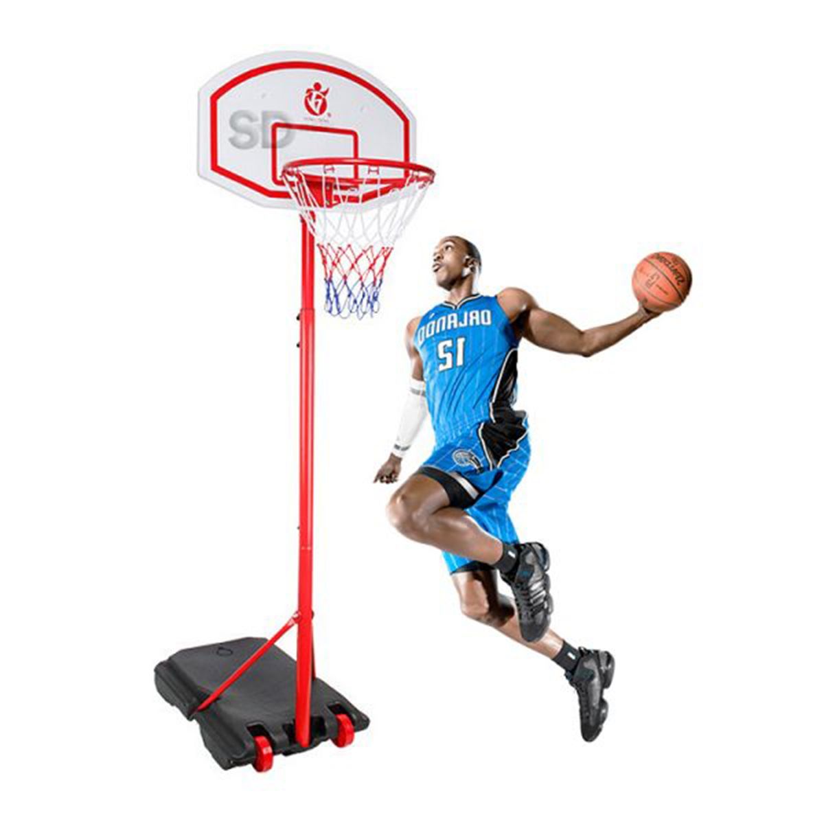 SDFIT - Aro de basketball con plataforma completa  Medida oficial