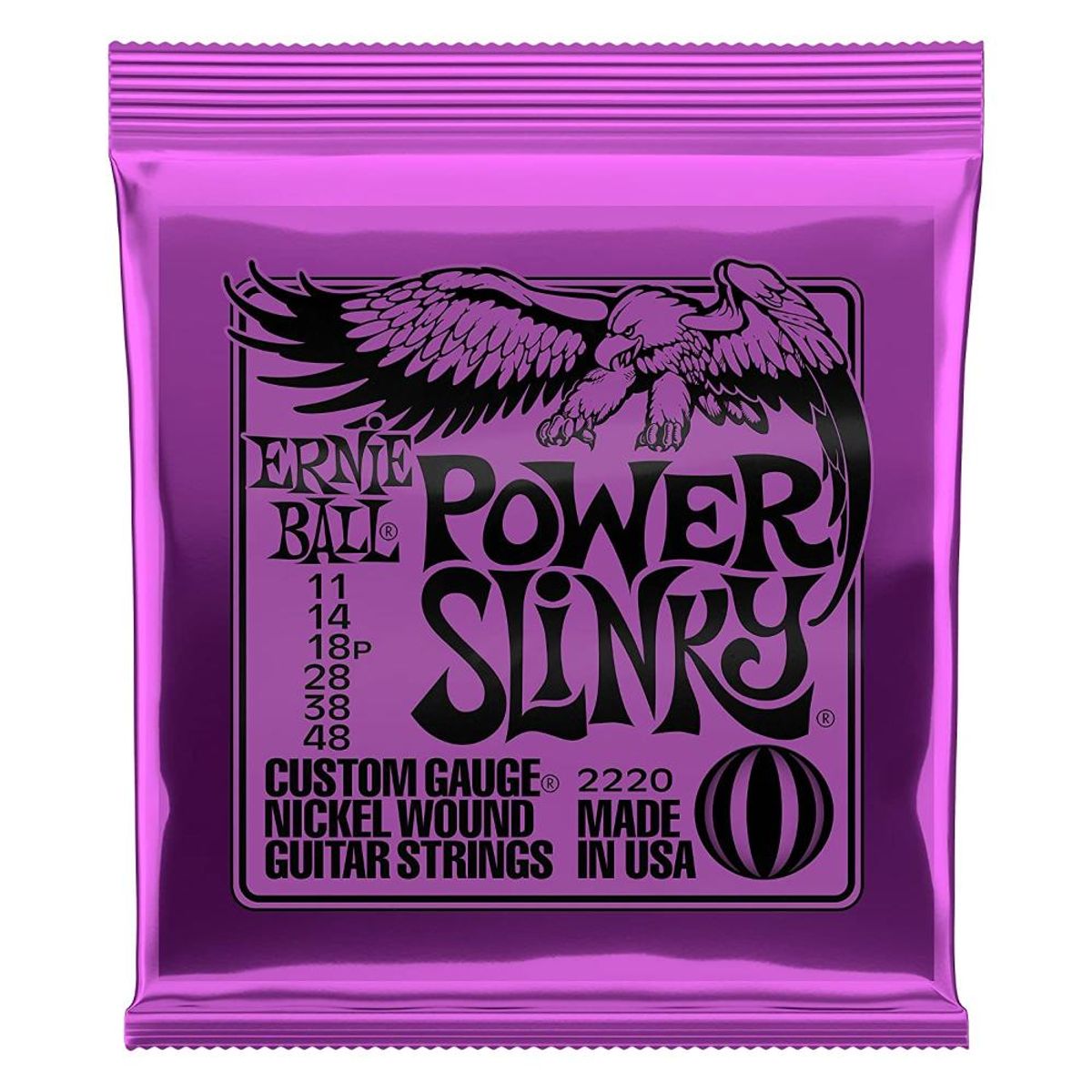 ERNIE BALL - Cuerdas para guitarra electrica Ernie Ball P02220 - Rosa