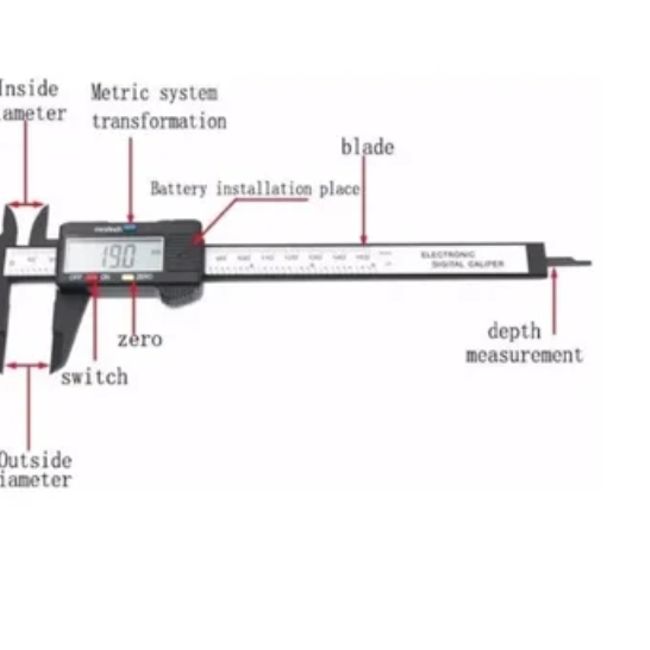 ESHOPANGIE - Pie De Metro Digital Plastico