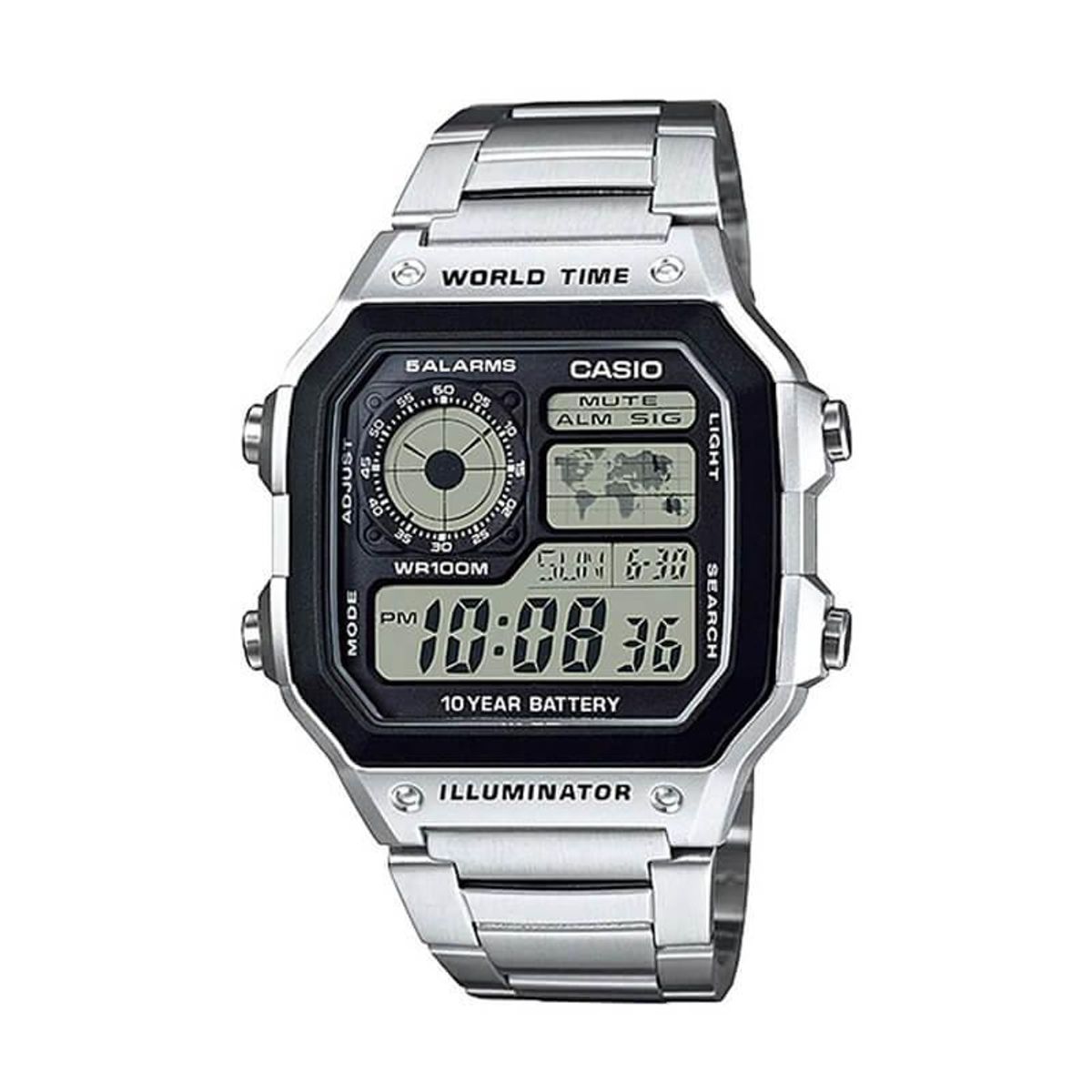 CASIO - Reloj Casio Digital Unisex AE-1200WHD-1AV