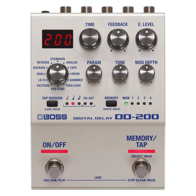 BOSS - Pedal de efecto Boss DD-200 Digital Delay - Hueso