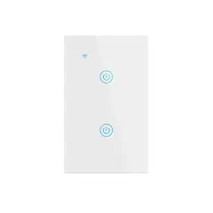 GENERICO - Interruptor Inteligente Wifi 2 Canales Con Y Sin Neutro