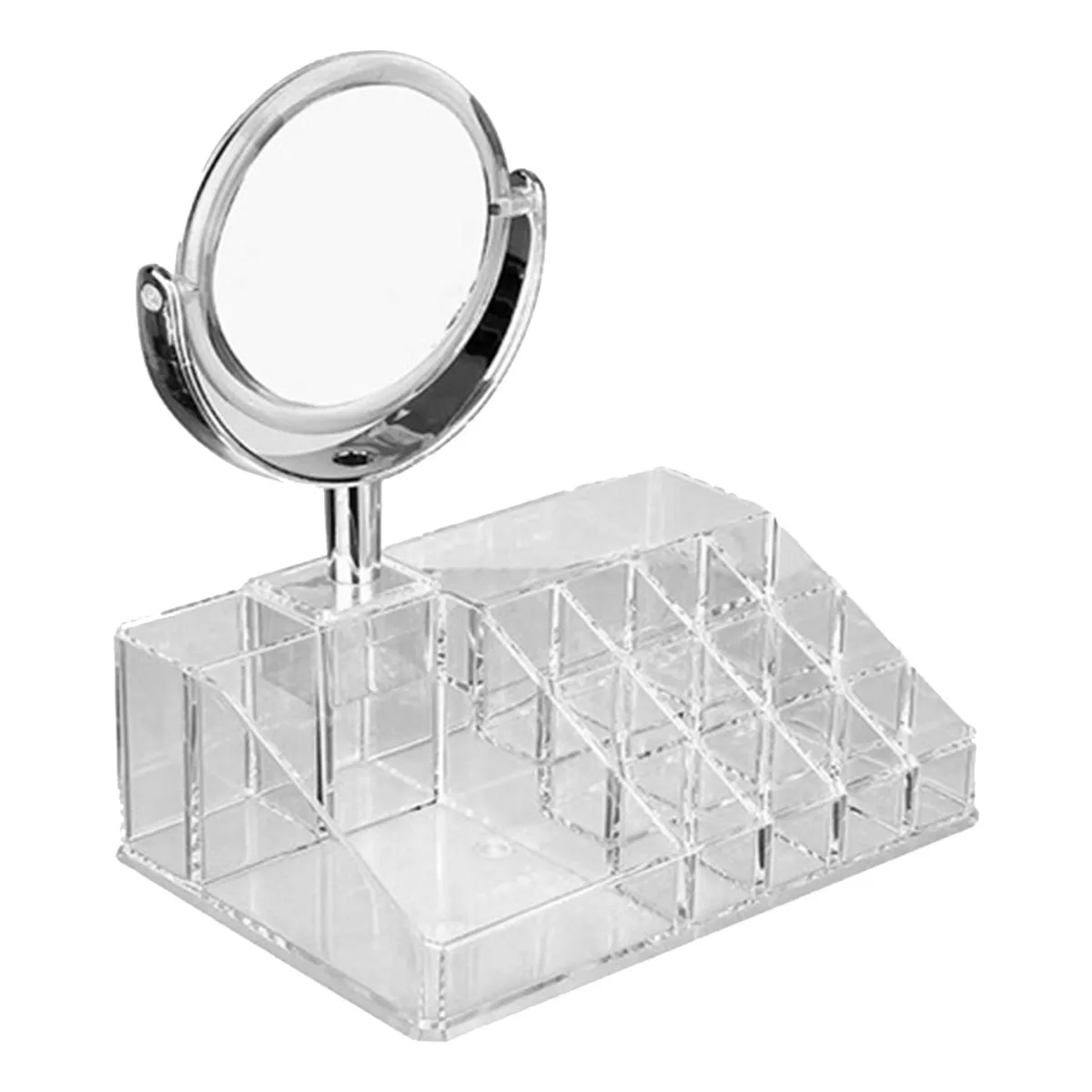 IMPORTCLICK - Cosmetiquero Con Espejo Organizador De Maquillaje