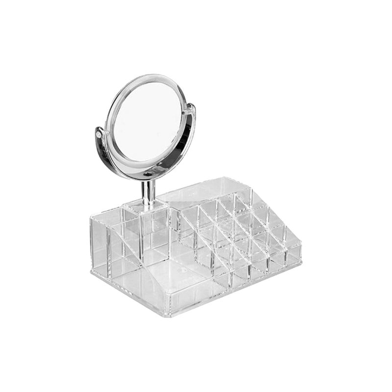 IMPORTCLICK - Cosmetiquero Con Espejo Organizador De Maquillaje