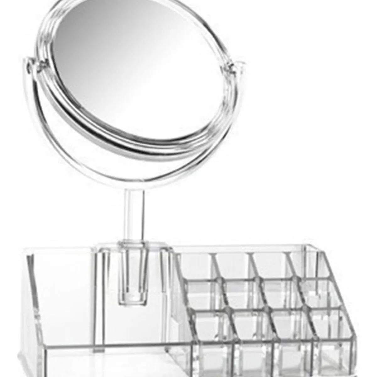 IMPORTCLICK - Cosmetiquero Con Espejo Organizador De Maquillaje