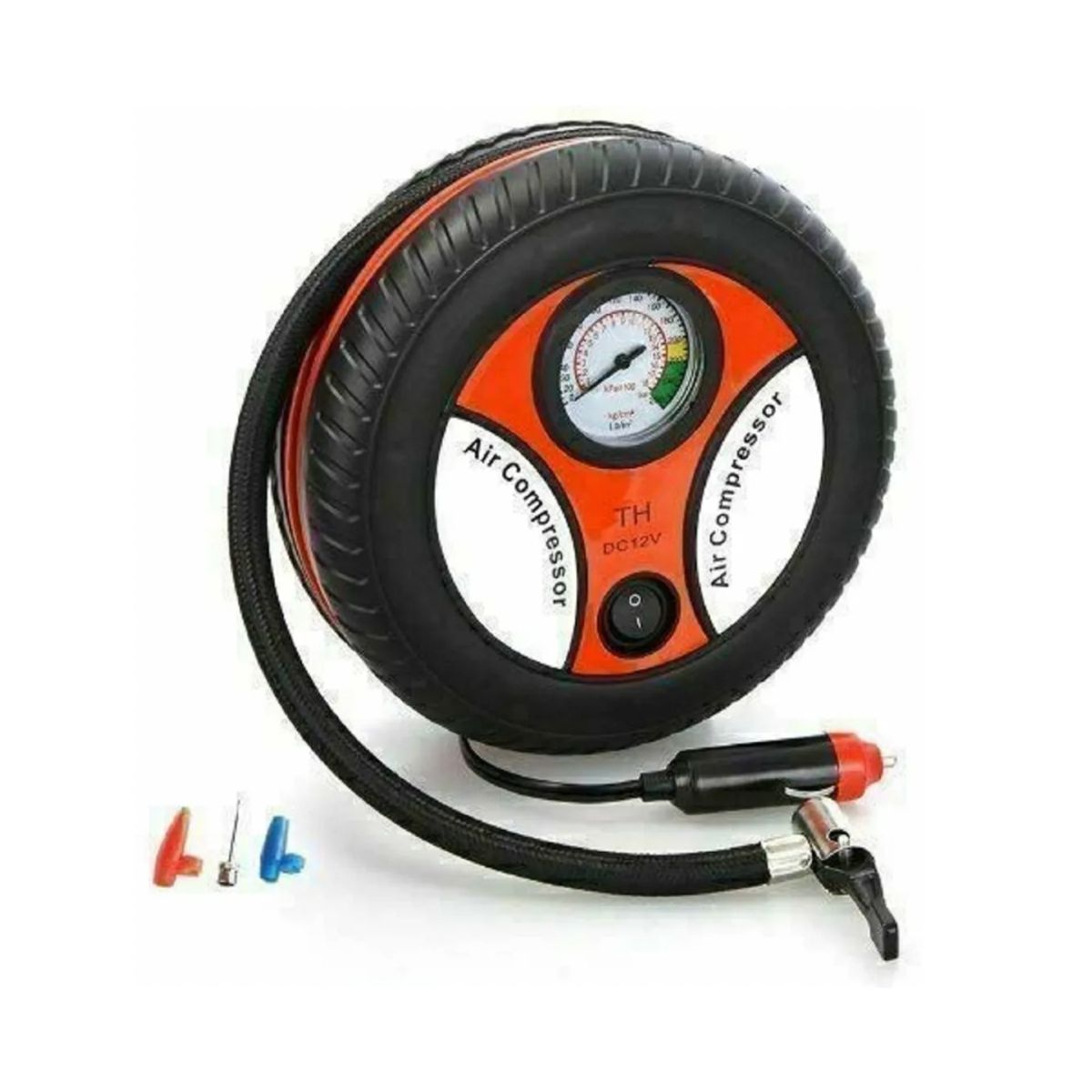 GENERICO - Inflador Compresor De Aire 12v 300psi Neumaticos Autos