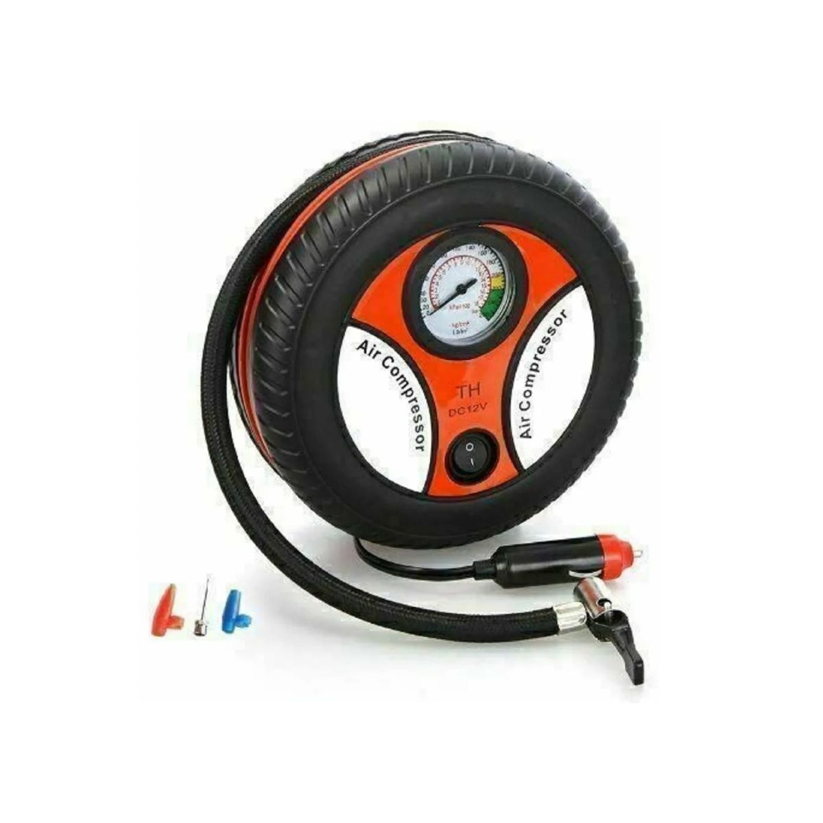 GENERICO - Inflador Compresor De Aire 12v 300psi Neumaticos Autos