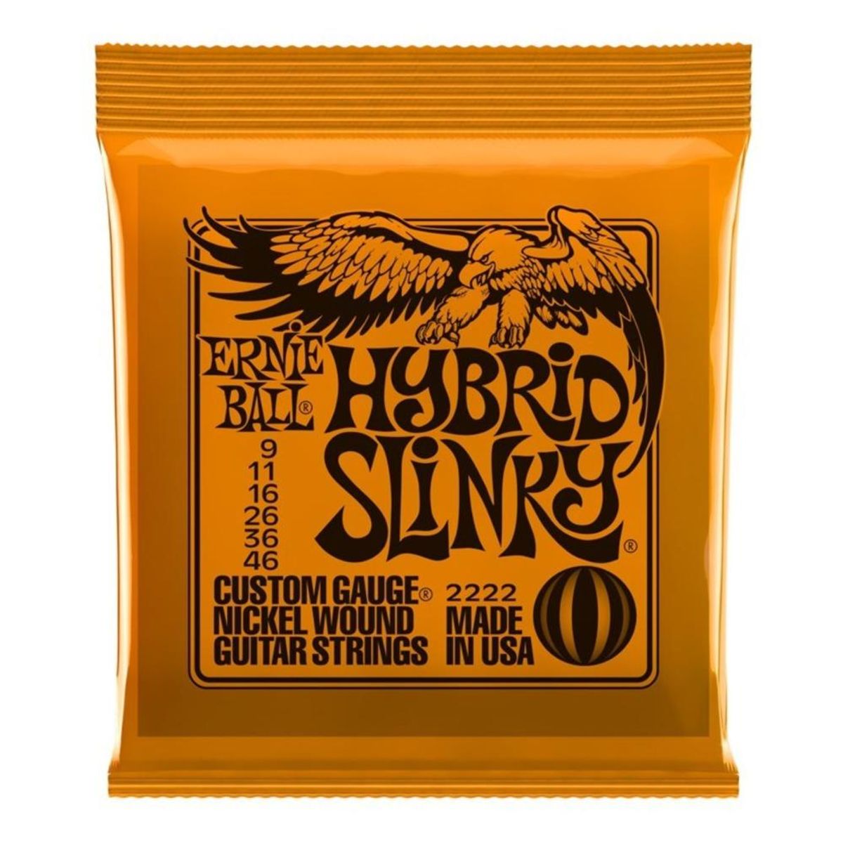 ERNIE BALL - Cuerdas para guitarra electrica Ernie Ball P02222 - Dorado