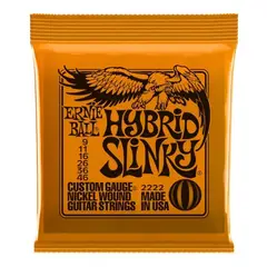 ERNIE BALL - Cuerdas para guitarra electrica P02222 - Dorado