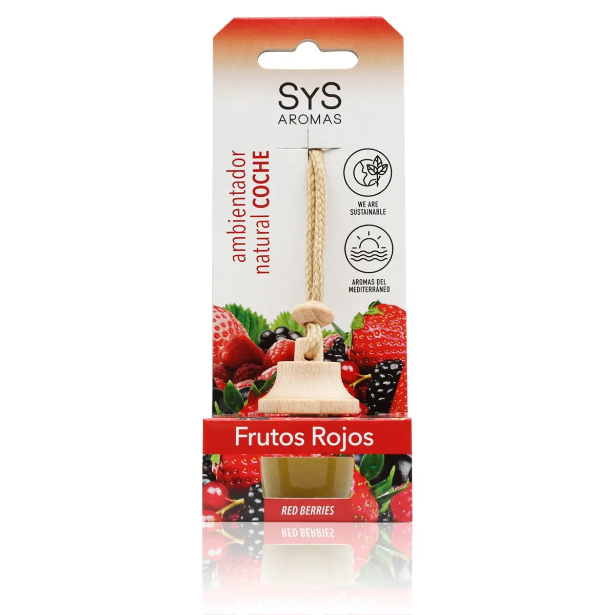 SYS - Ambientador sys auto style 7ml frutos rojos