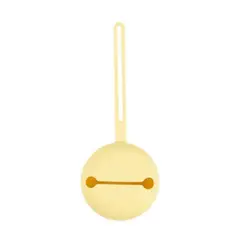 GENERICO - Estuche Guarda Chupete De Silicona Amarillo Para Bebés