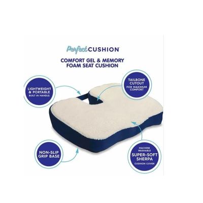 Imagen 2 del producto Cojín Asiento De Gel Alivia Dolor De Espalda Ergonomico